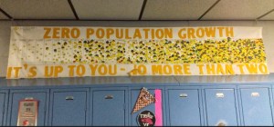 Banner at Northview High School in southern Indiana
