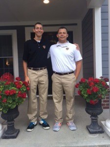 Drew and Nick on the 